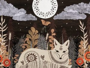 Travel Light - 11 x 14 inch Cut Paper Art Print