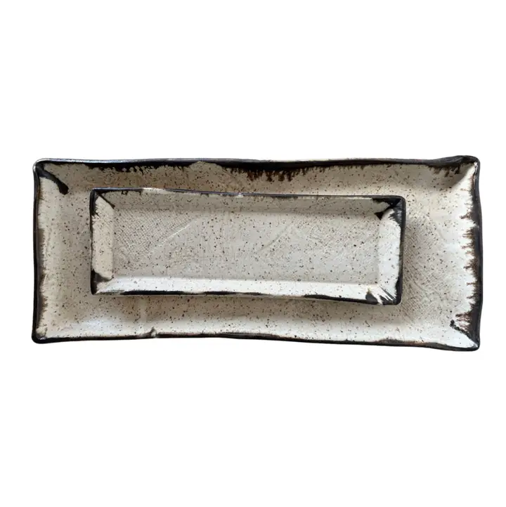 Luna Textured Rectangular Trays